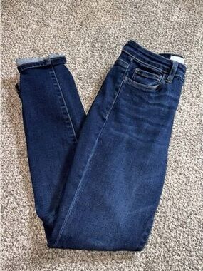 VERVET BY FLYING MONKEY Dark Blue Skinny Jeans